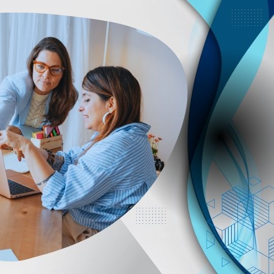 Women in a creative office